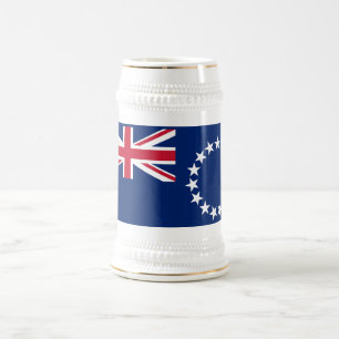 Cook Islands Flag Bierglas