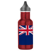 Cook Islands Flag Edelstahlflasche (Links)