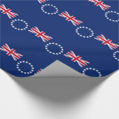 Cook Islands Flag Geschenkpapier (Ecke)