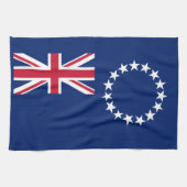 Cook Islands Flag Geschirrtuch (Horizontal)