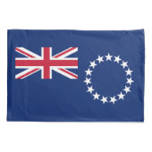 Cook Islands Flag Kissenbezug (Rückseite)