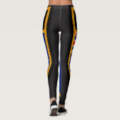 Cook Islands Flag Leggings (Rückseite)