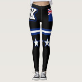 Cook Islands Flag Leggings (Vorderseite)