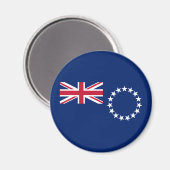 Cook Islands Flag Magnet (Vorderseite/Rückseite)
