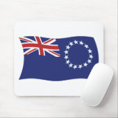 Cook Islands Flag Mousepad (Mit Mouse)