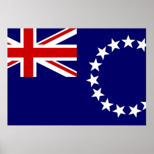 Cook Islands Flag Poster