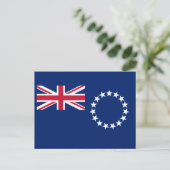 Cook Islands Flag Postkarte (Stehend Vorderseite)