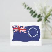 Cook Islands Flag Postkarte (Stehend Vorderseite)
