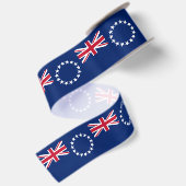 Cook Islands Flag Satinband (Rückseite)