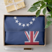 Cook Islands Flag Seidenpapier (Geschenk)