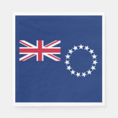 Cook Islands Flag Serviette (Vorderseite)