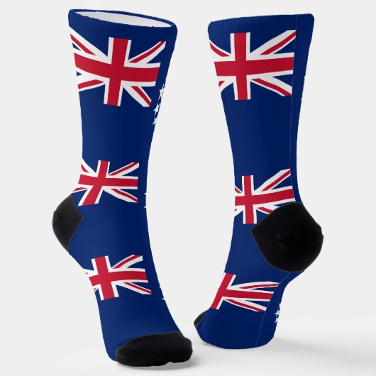 Cook Islands Flag Socken (Gewinkelt)