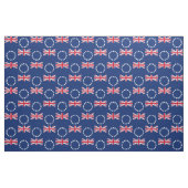 Cook Islands Flag Stoff (Fat Quarter (45,7 x 55,9 cm))