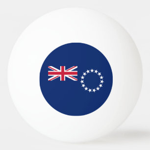 Cook Islands Flag Tischtennisball