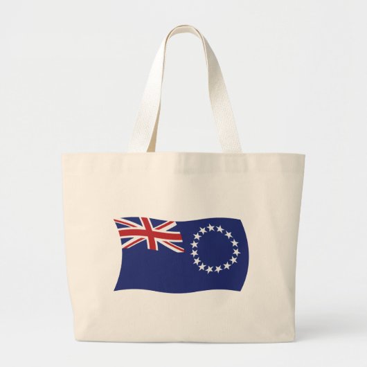 Cook Islands Flag Toag Jumbo Stoffbeutel (Vorne)