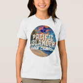 Cook Islands Pacific Islander Tri-Blend Shirt (Vorderseite)