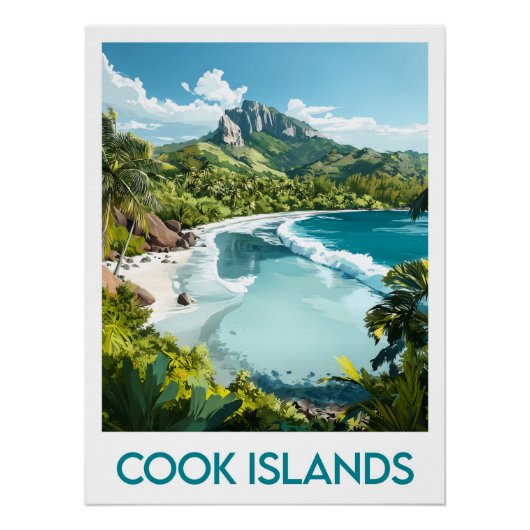Cook Islands Poster (Vorderseite)