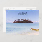 Cook Islands South Pacific Foto Circa 1998 Postkarte (Vorne/Hinten)