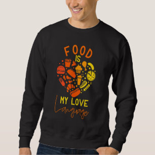 Cook Koch Feinschmecker Retro Food ist meine Liebe Sweatshirt
