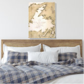 COOK: NEWFOUNDLAND, 1763 LEINWANDDRUCK (Insitu (Schlafzimmer))
