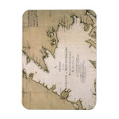 COOK: NEWFOUNDLAND, 1763 MAGNET (Vertikal)