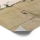 COOK: NEWFOUNDLAND, 1763 POSTER (Ecke)