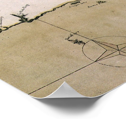 COOK: NEWFOUNDLAND, 1763 POSTER (Ecke)