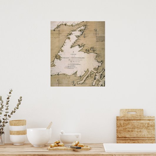 COOK: NEWFOUNDLAND, 1763 POSTER (Küche)