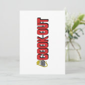 Cook Out (Restaurant) Save The Date (Stehend Vorderseite)