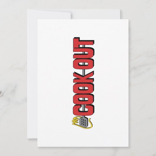 Cook Out (Restaurant) Save The Date (Rückseite)