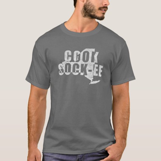 Cook-Sock-Ee Coxsackie NY Pronunciation T-Shirt (Vorderseite)