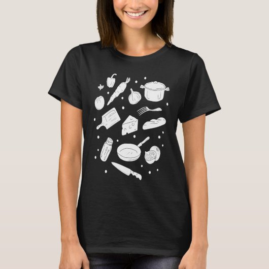 Cook Spaß Koch T-Shirt (Vorderseite)