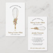 Cook Whisk Logo Konditorboho Visitenkarte (Vorne/Hinten)