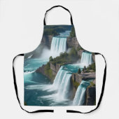 "Cook with a view - Niagara Falls Panorama" Schürze (Vorderseite)