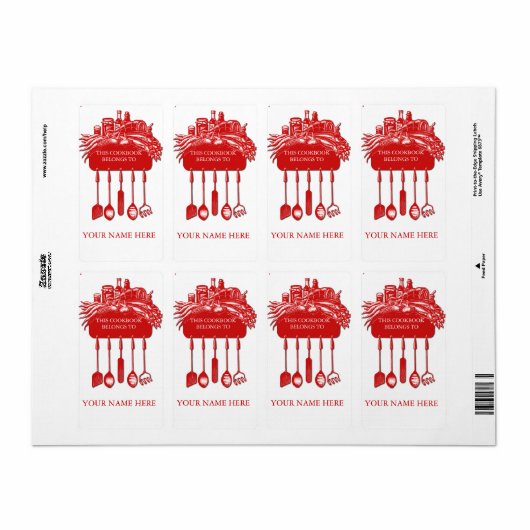 Cookbook Collection Buchzeichen .. (Vorne)