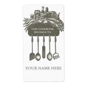 Cookbook Collection Buchzeichen ..grau