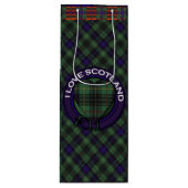 Cooke Clan karierter schottischer Kilt Tartan Geschenktüte Für Weinflaschen (Vorderseite)