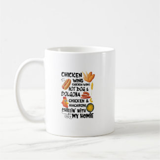 Cooked Chicken Wing Chicken Wing Hot Dog Bologna M Kaffeetasse
