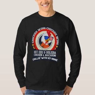 Cooked Chicken Wing Chicken Wing Hot Dog Bologna M T-Shirt