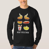 Cooked Chicken Wing Chicken Wing Hot Dog Bologna M T-Shirt (Vorderseite)