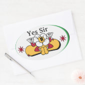Cooker Said Yes, Sir Sticker – Funny Kitchen Quote (Umschlag)