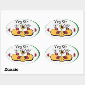 Cooker Said Yes, Sir Sticker – Funny Kitchen Quote (Blatt)