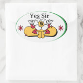 Cooker Said Yes, Sir Sticker – Funny Kitchen Quote (Tasche)