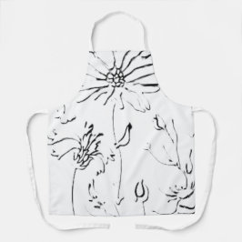COOKERY SCHÜRZE Multimedia Print Schürze BLUME Des