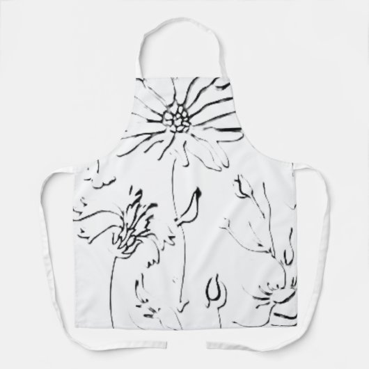 COOKERY SCHÜRZE Multimedia Print Schürze BLUME Des (Vorderseite)