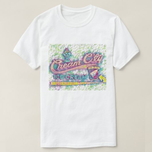 Cookeville, TN Cream City Neon signieren Wasserfar T-Shirt (Design vorne)