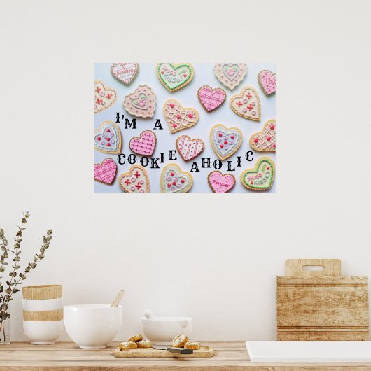 COOKIE-AHOLIC POSTER (Küche)