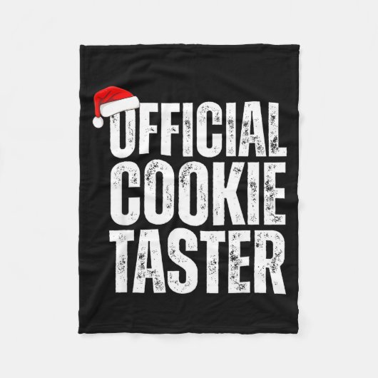 Cookie And Cookie Taster, Christmas Couples Fleecedecke (Vorderseite)