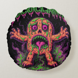 Cookie Apoolayipse Toxischer Mutant Monster Retro Rundes Kissen