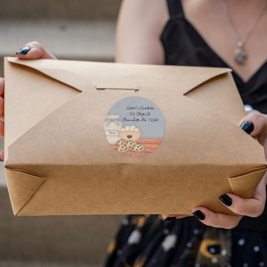 Cookie-Aufkleber Runder Aufkleber